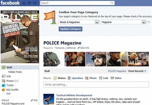 Facebook: An Officer's User Guide