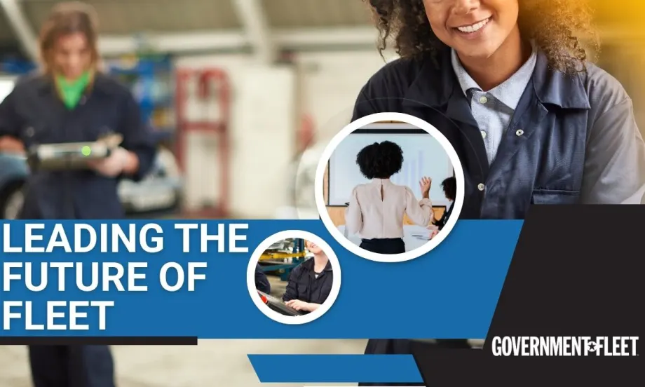 Women working in technician roles and another woman leading a team.