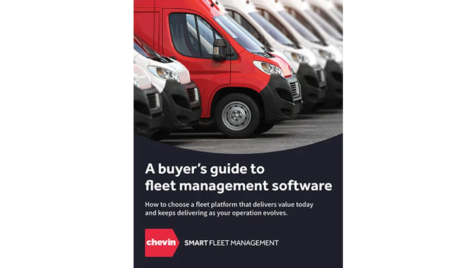 Chevin whitepaper cover A buyer's guide to fleet management software