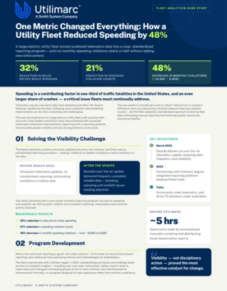 Utilimarc Fleet Analytics Case Study