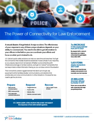 The Power of Connectivity for Law Enforcement
